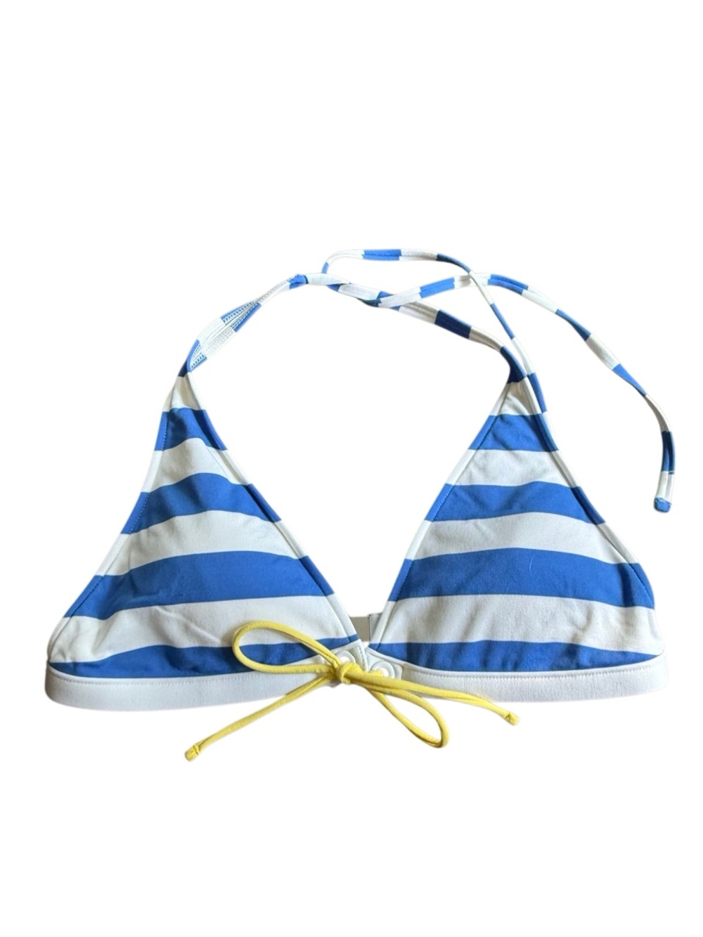 Ralph Lauren Vintage Bikini Skort Two Piece Blue White Stripe Large - Picture 2 of 14